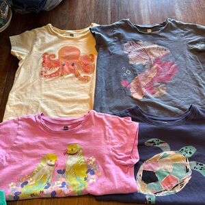 Just in time for Spring! Set of 4 super soft, quality, Tea Brand T-shirts.